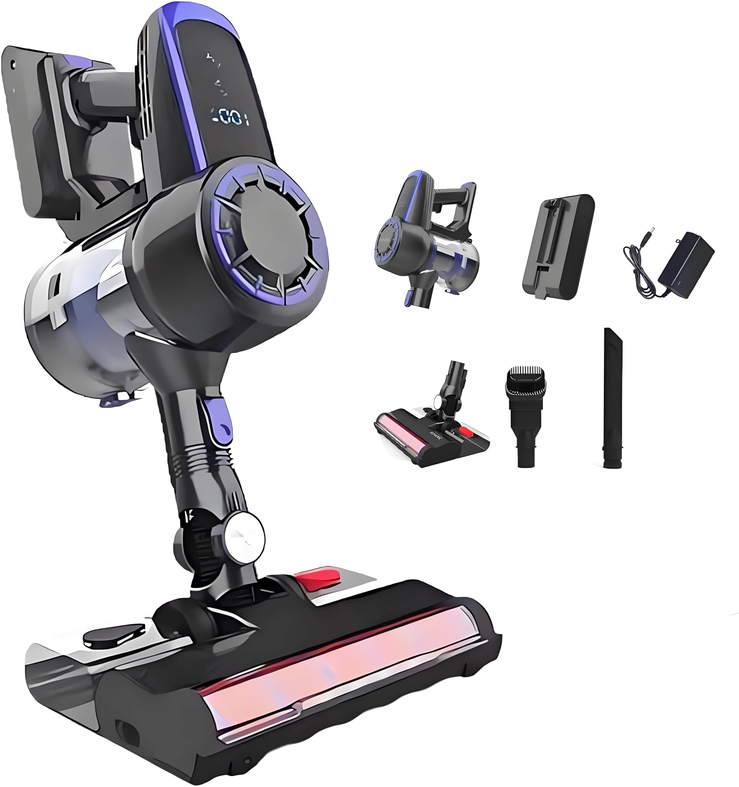 XNZJHPP 240W Electric Billiard Table Cloth Cleaner Kit - 22kPa Powerful Brush, Intelligent Dust Removal, 2-Speed Gear for Pool Snooker Cloth Maintenance, Blue (Multicolor)