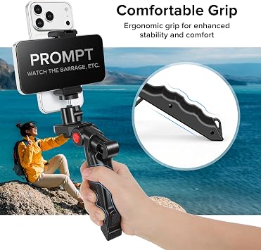 Teleprompter Kit for iPhone & Android, Teleprompter for Video Recording