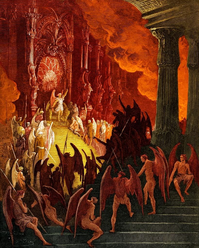 Affiche Toile Paradise Lost Gustave Doré 60x90cm - 5
