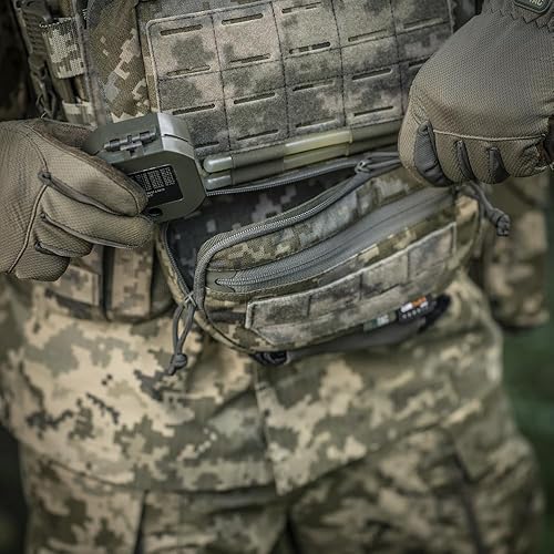 Miniatura 9 de M-Tac Elite Dangler Pouch Gen2  Bolsa táctica desplegable con transporte de gancho y bucle, bolsa de herramientas de volcado kit de transporte bolsa