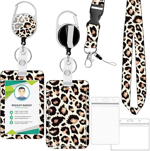 Soporte para tarjetas de identificación, carretes retráctiles para tarjetas de identificación + cordones ajustables + 2 estilos de soporte de disponible en Yaxa Peru