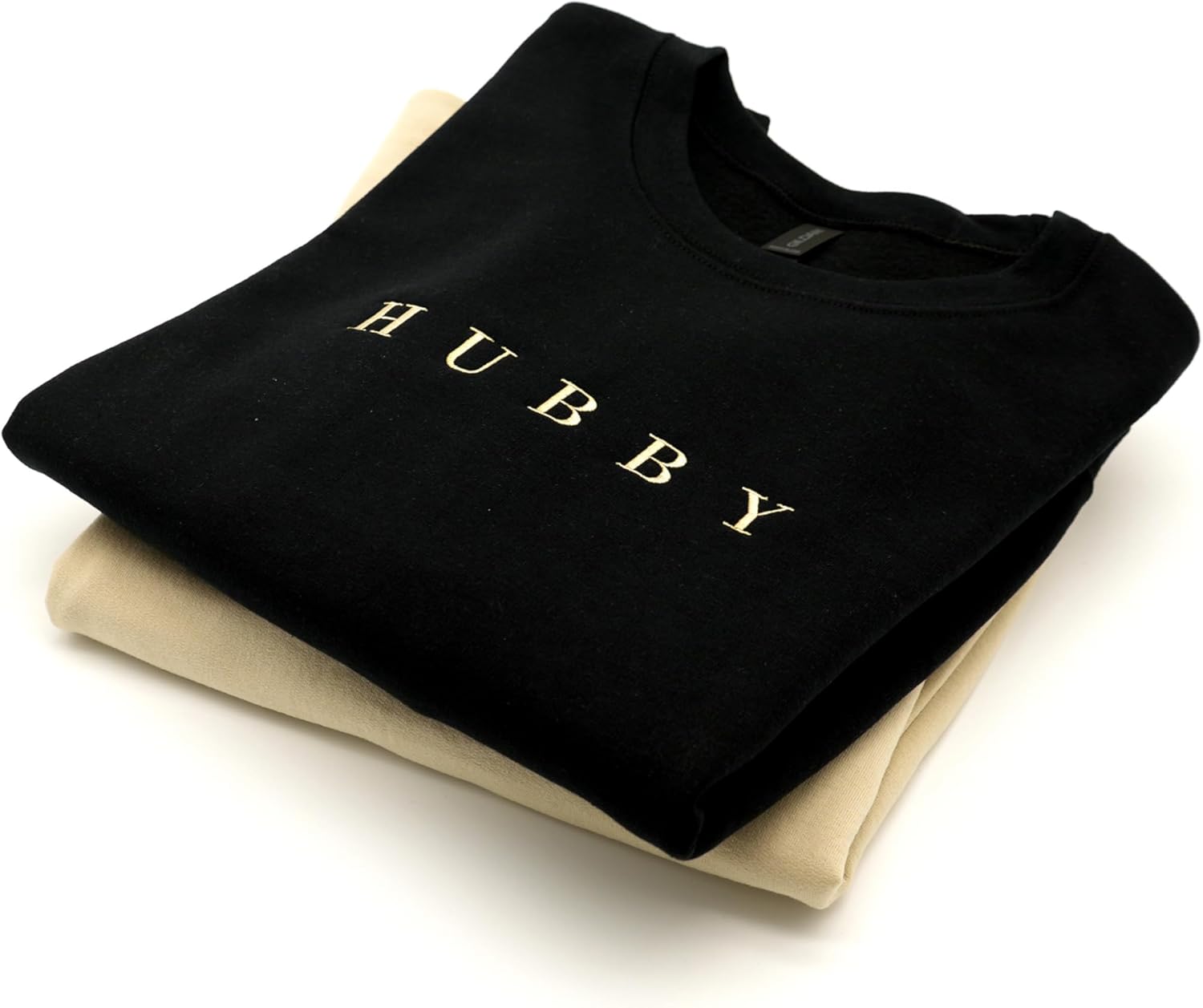 Embroidered Wifey & Hubby Sweatshirts | Crewneck for Honeymoon | Anniversary, Wedding Gifts