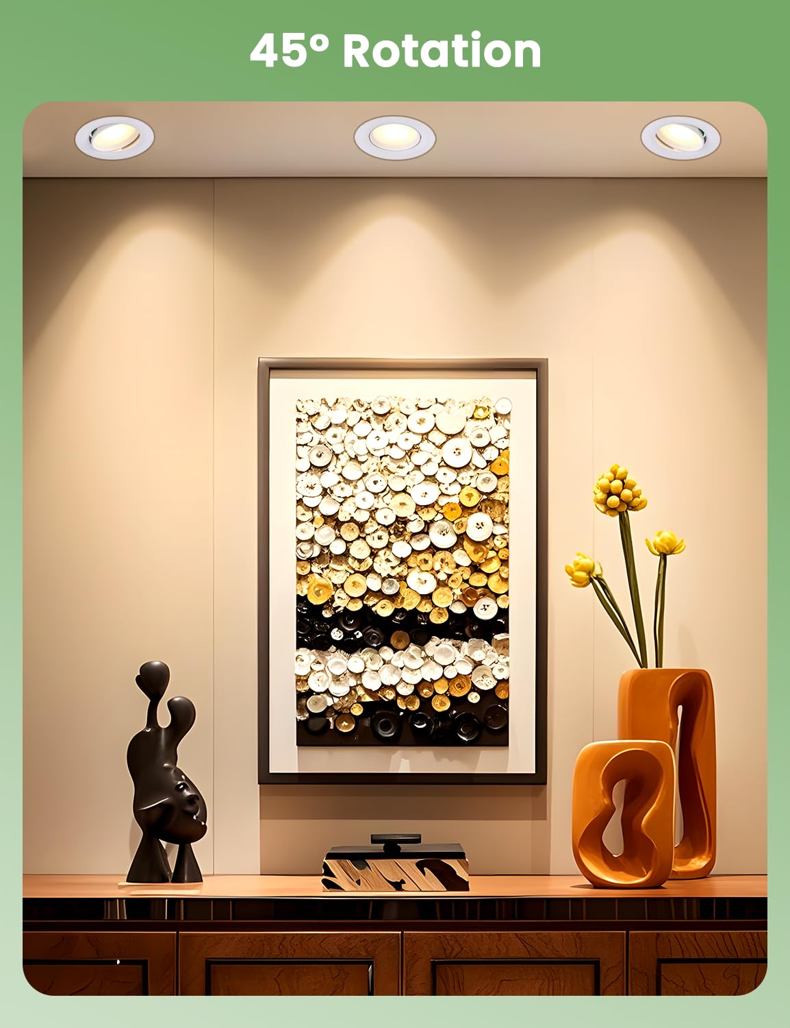 Reflektor LED do zabudowy, 230 V, 5 W, LED, wychylny, 68-80 mm, wymiary otworu, ciepła biel, neutralna biel, zimna biel, IP44, lampy do zabudowy, bez możliwości ściemniania, do łazienki
