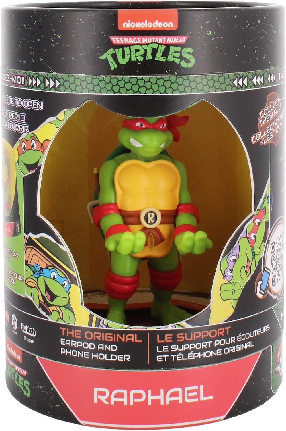 Exquisite Gaming Holdems Teenage Mutant Ninja Turtles Raphael Phone Holder & Cable Organizer