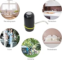 Vista 5 de Dispensador de agua para botella de 5 galones, bomba eléctrica inteligente, bomba de agua portátil para botellas de 2 5 galones, agua rápida