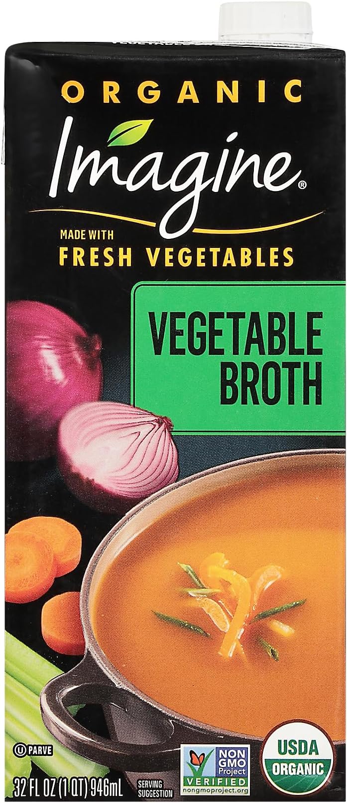 Imagine Foods, Organic Vegetable Broth, 32 Fl Oz