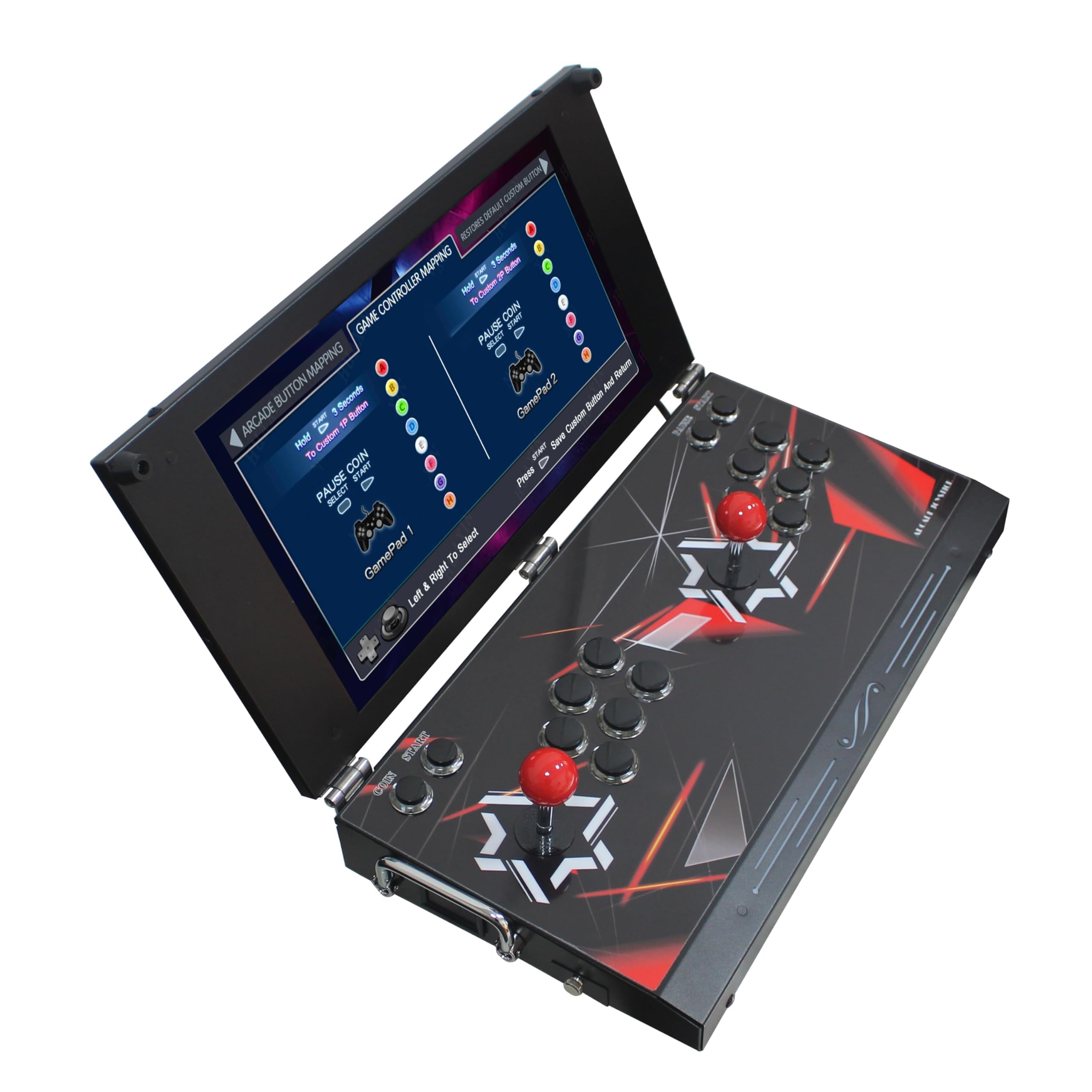Console portatile Arcade con schermo HD, 26800 giochi retrò e gioco tenuto in mano a doppio giocatore per l'intrattenimento domestico