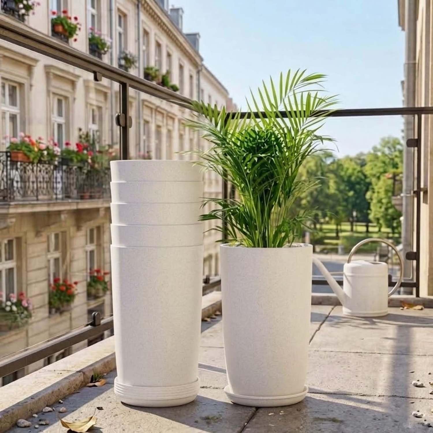 Go Hooked Tower Pots - 4 Pack, Indoor Outdoor Planters -29 Go Hooked Tower Pots - 4 Pack, Indoor Outdoor Planters -29