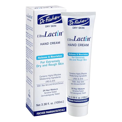 Miniatura 1 de Dr. Fischer Dry Skin Ultra Lactina Crema de Manos 3.38floz - Alivia y nutre la piel extremadamente áspera con aloe vera, extracto de almendra para