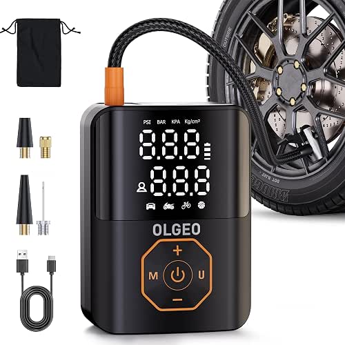 Tire Inflator Portable Air Compressor, 160PSI Air Pump for Car,
