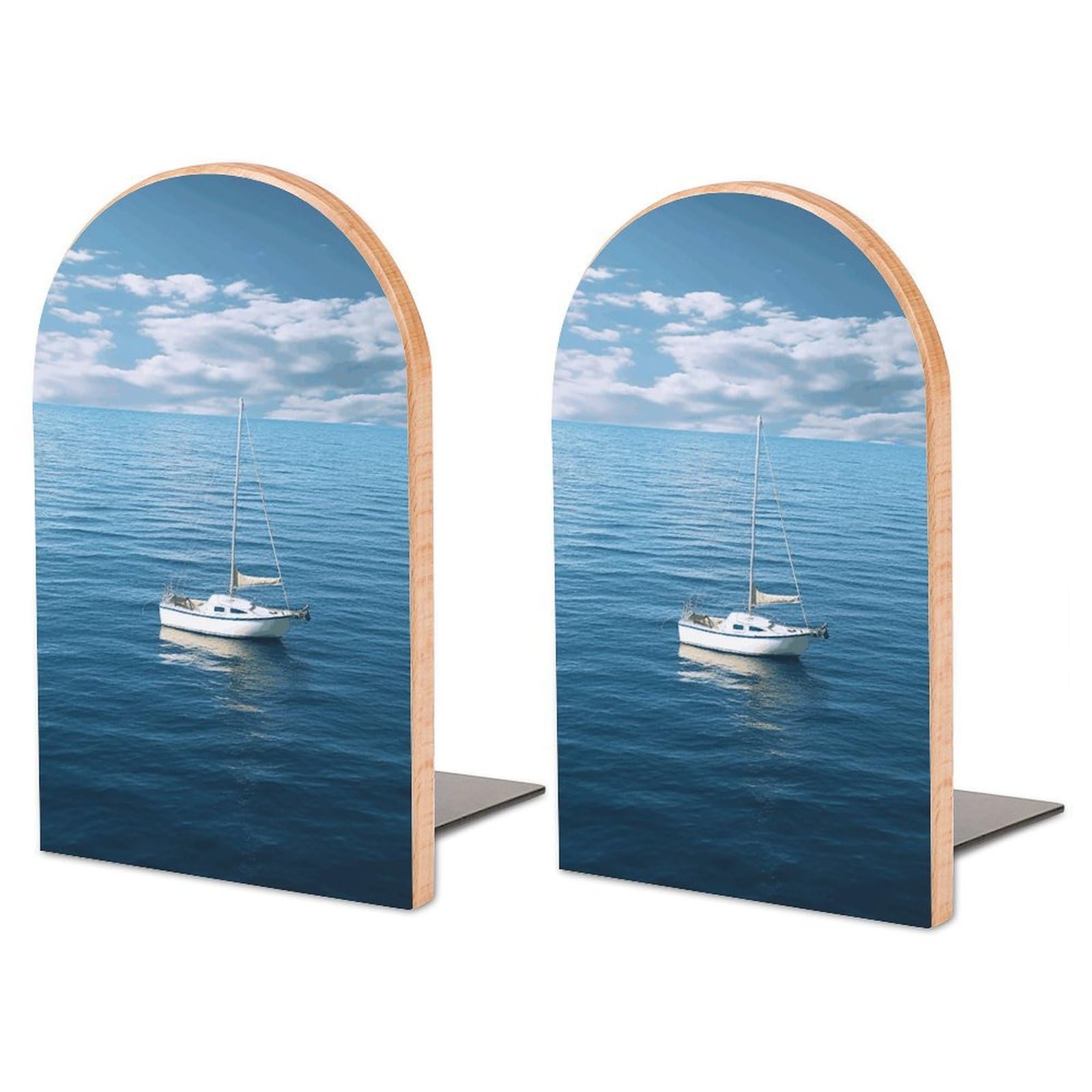 Serre-livres réglable motif bateau blanc, le cadeau idéal pour lecteur