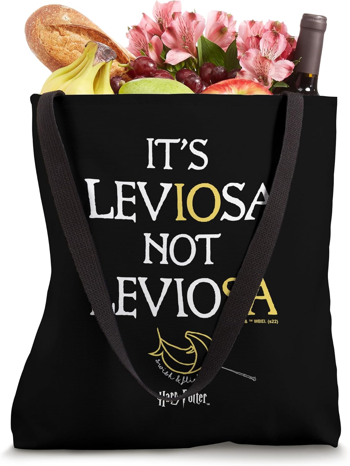 Harry Potter It's LevIOsa Not LevioSA Tote Bag