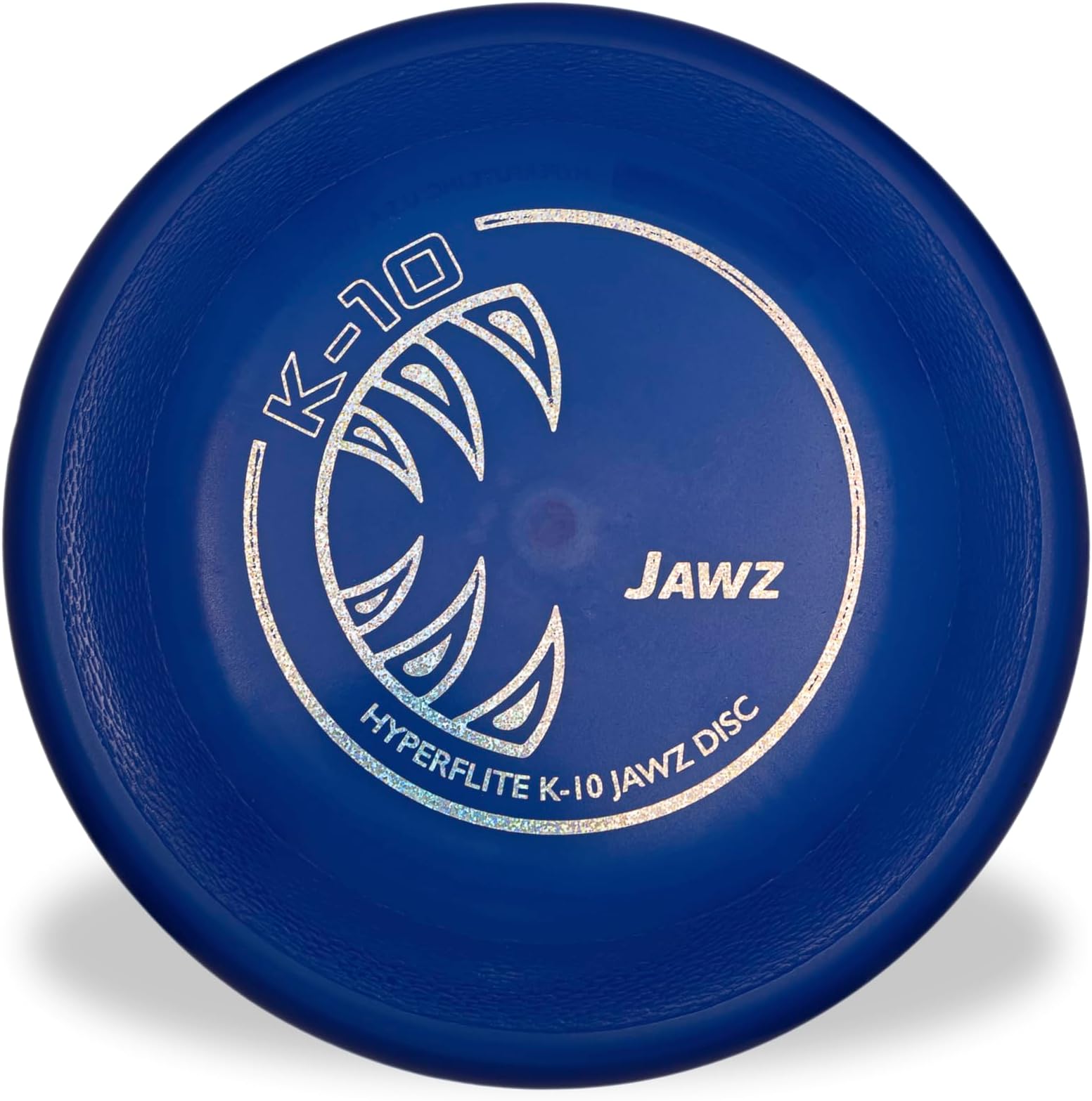 Hyperflite K-10 Jawz Dog Flying Disc – Toughest Puncture-Resistant Disc – Ultra-Long Flights – World Record Proven – Competition Approved – 8.75” / 150g – Blue