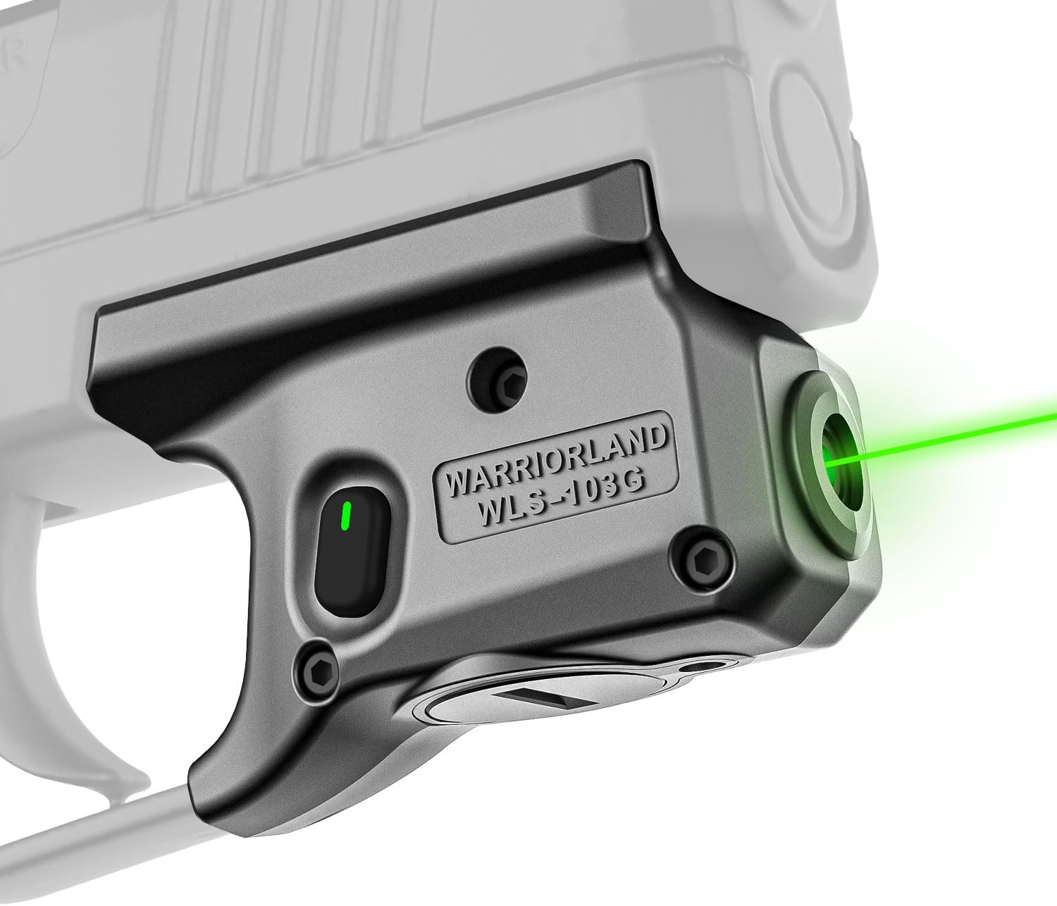 TSG WLS-103G Green Laser Sight with Power Indicator, Windage and Elevation Adjustment Fits P365/ P365X/ P365XL