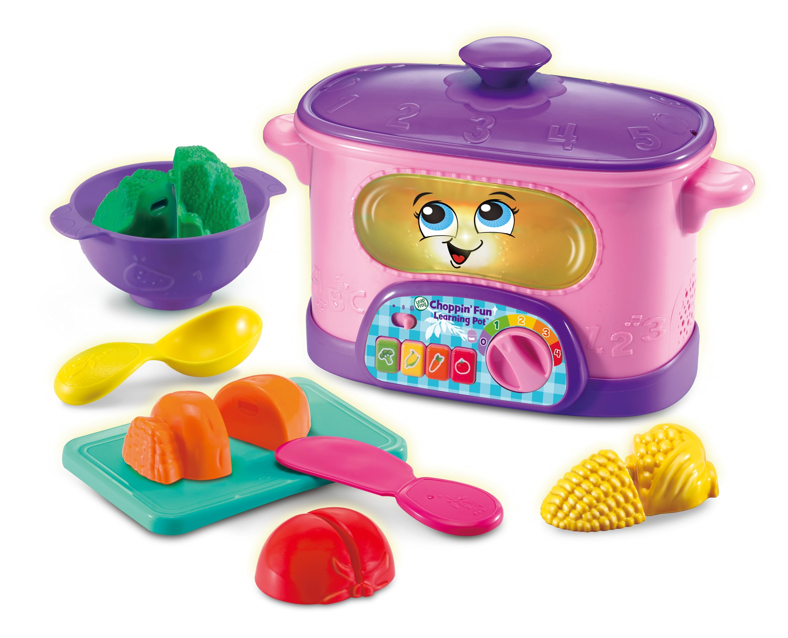 Leapfrog Choppin' Fun Learning Pot Pink, English
