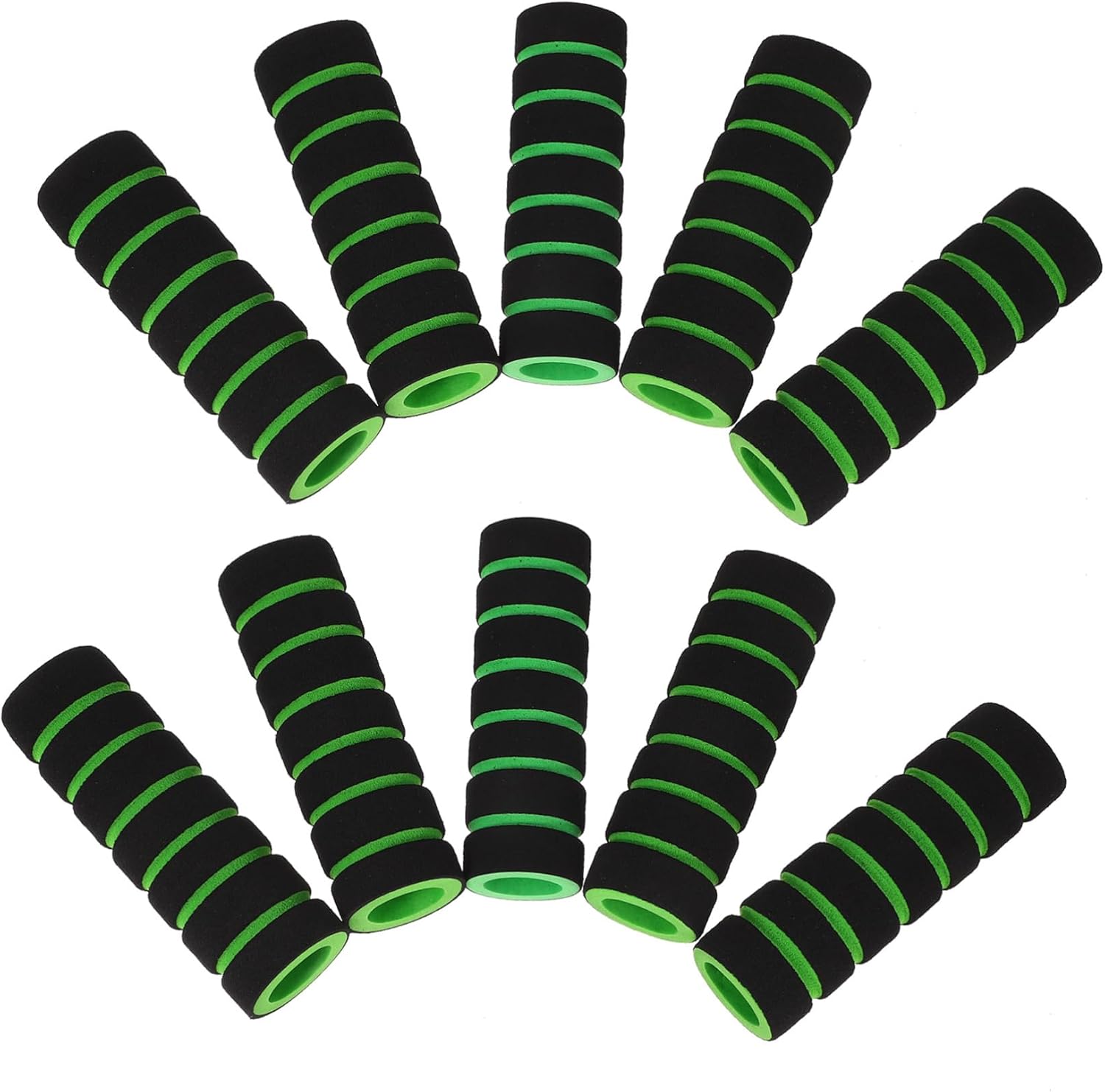 10pcs Gym Replacement Sponge Roller Pads for Ab Training Machine Tubes Soft Flexible Covers for Sit Ups and Exercise Equipment Lightweight Durable Leg Extension Parts