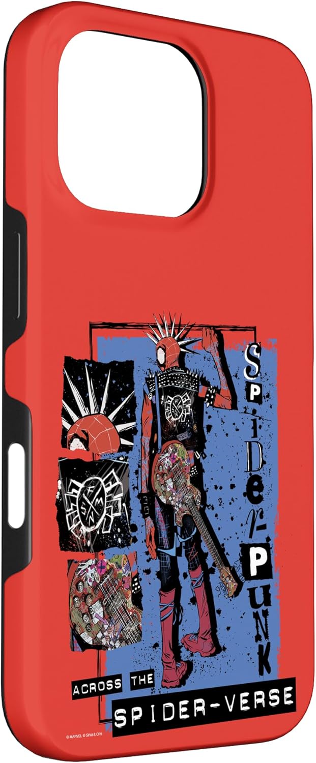 Marvel Spider-Man: Across the Spider-Verse Spider-Punk Back Case for iPhone 16 Pro