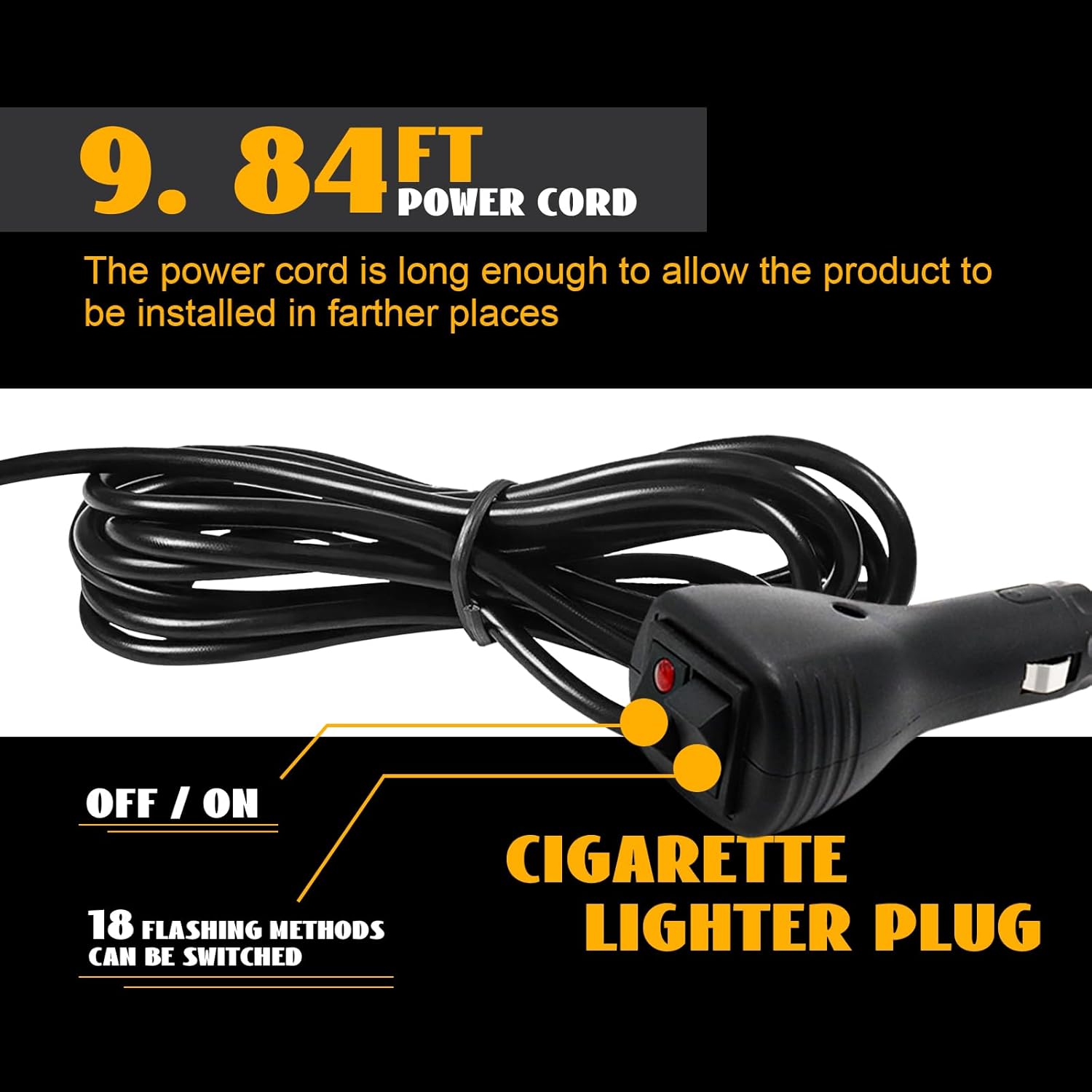 78 LED Rooftop Emergency Strobe Light Bar, Double Sided LED Flashing Safety Warning Traffic Advisor Beacon Strobe Light with Magnetic Base for Trucks Construction Vehicles Pickup Tow(Amber)