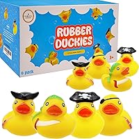 Vista 11 de The Dreidel Company Patos de juguete de pato de goma pirata de San Patricio para niños, proyectos de cumpleaños de baño, regalos para baby showers