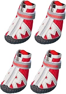 Chaussettes Antidérapantes pour Chien - 6.4cm | Protège-Pattes en Caoutchouc Et Respirante, Chaussures Souples Et pour Marche, Protection des Sols Et Maison