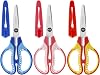 Kids Safety Scissors for Ages 4-6,6-8,8-11, 3-Pack 6 Blunt Tip with Cover, Ambidextrous for Right & Left Hand, Soft Grip Handles,Premium Stainless Steel,Suit for School, Home, Craft Use