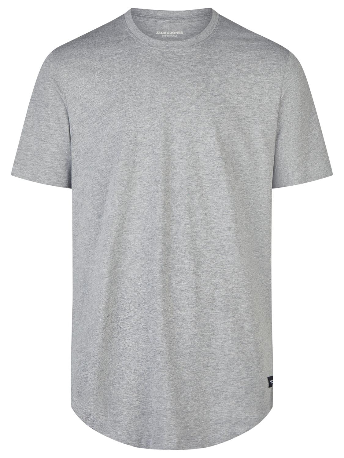 JACK & JONES JJENOA T-shirt męski, długi krój, zestaw 100% bawełny organicznej, regularny krój, 3-pak, okrągły dekolt, krótki rękaw, na lato, organiczny, czarny, biały, beżowy, zielony, szary, S, M, L