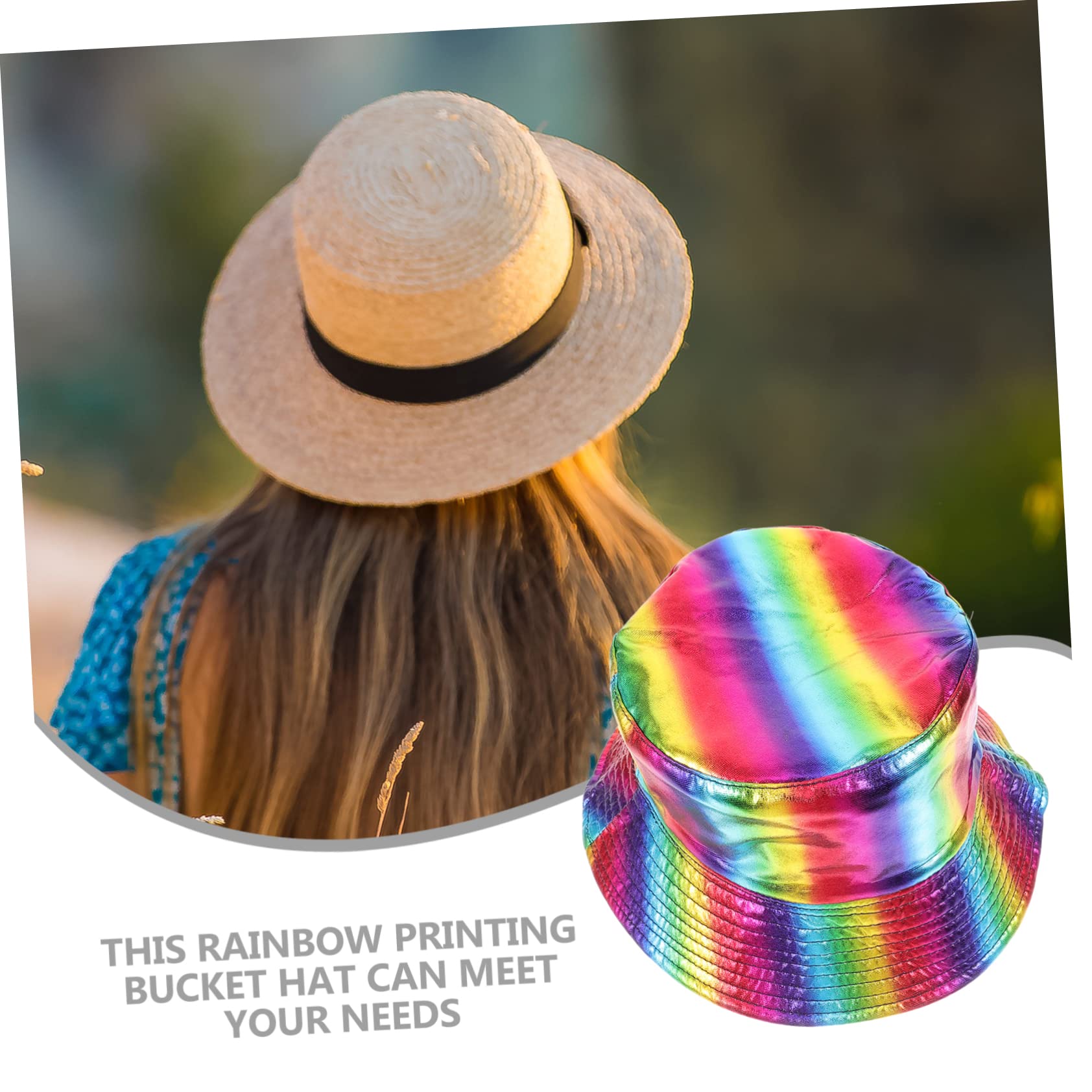 Homoyoyo Visera para El Sol para Mujer Sombrero De Pescador con Visera para Exteriores Fiesta Playa Sombrero De UV De Pesca Gorras De Verano para Hombre Tela Colorida