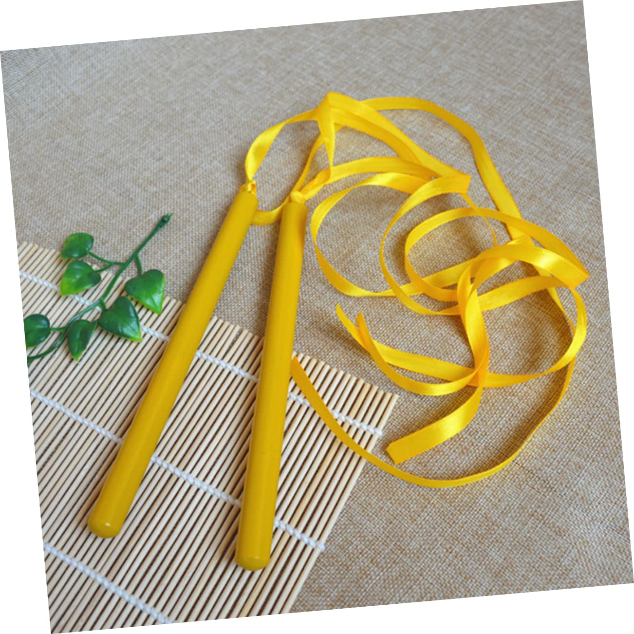 YARNOW Educational Musical Instruments Set Boys and Girls Rhythm Stick Ribbon Preschool Percussion Instrument Safe for Toddlers