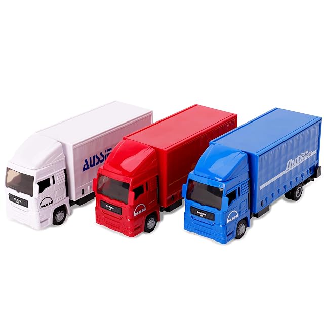 Foto 6 de 8 de Toyland® 15cm (6") Conjunto de vehículos Load & Go - Man Camión de Carga con montacargas y palé