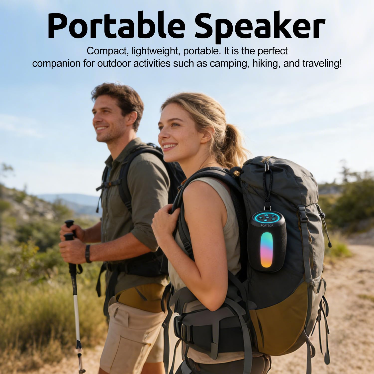 PORTBOR Bluetooth Speaker — view 8
