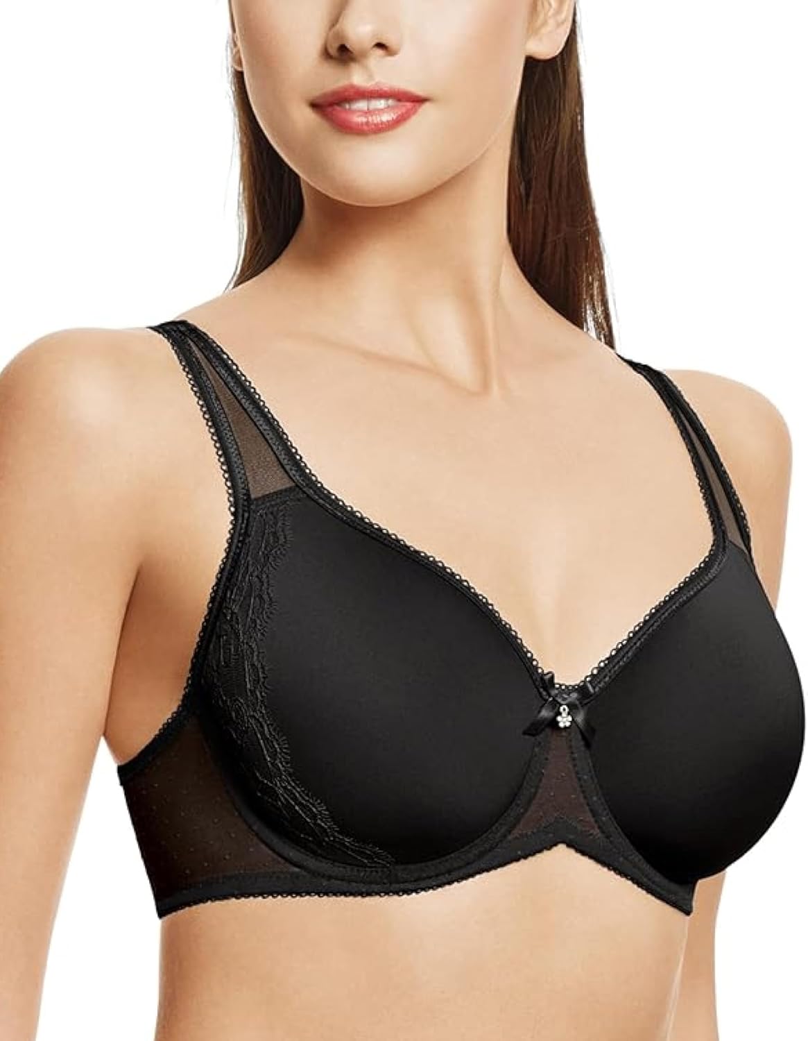 Wacoal Women's Retro Chic Lightly Padded Full Coverage Underwire Bra, 853186