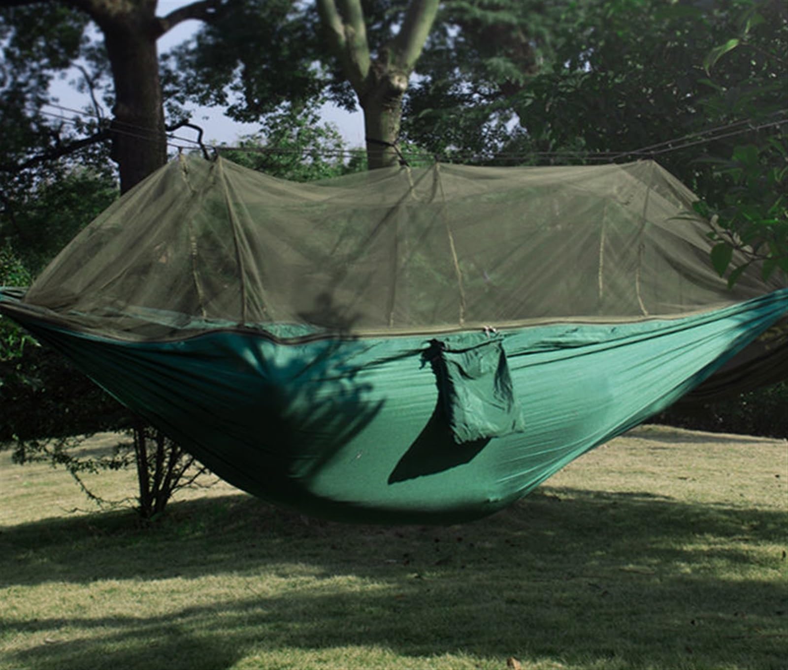 Hängematte - Hammock für Outdoor, Tragbare Hängematten Mit Moskitonetz, Unverzichtbare Campingausrüstung Für Reisen, Wandern, Rucksackreisen, Strand, Terrasse Trekking Set