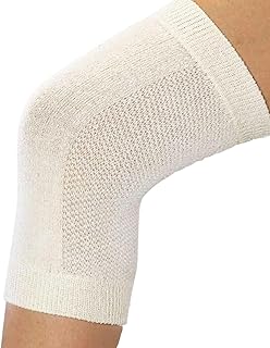マルエーニット シルク 関節快適プロテクター ひざ用 【日本製】絹80% 吸湿・放湿・保温 男女兼用 サポーター フリーサイズ(オフホワイト)4053-2118