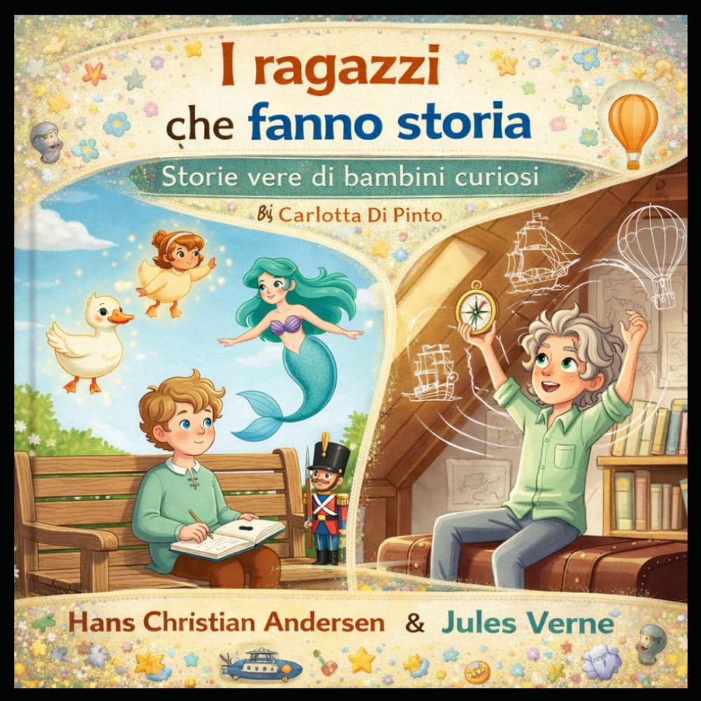 Hans Christian Andersen e Jules Verne: Storie vere di bambini curiosi
