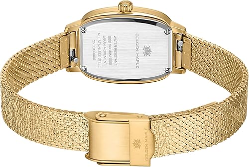Miniatura 5 de GOLDEN MAPLE Watches for Women, Dainty Gold Watch with Small Stainless Steel Case, Quartz Movement and Water Resistant, Adjustable Mesh Band