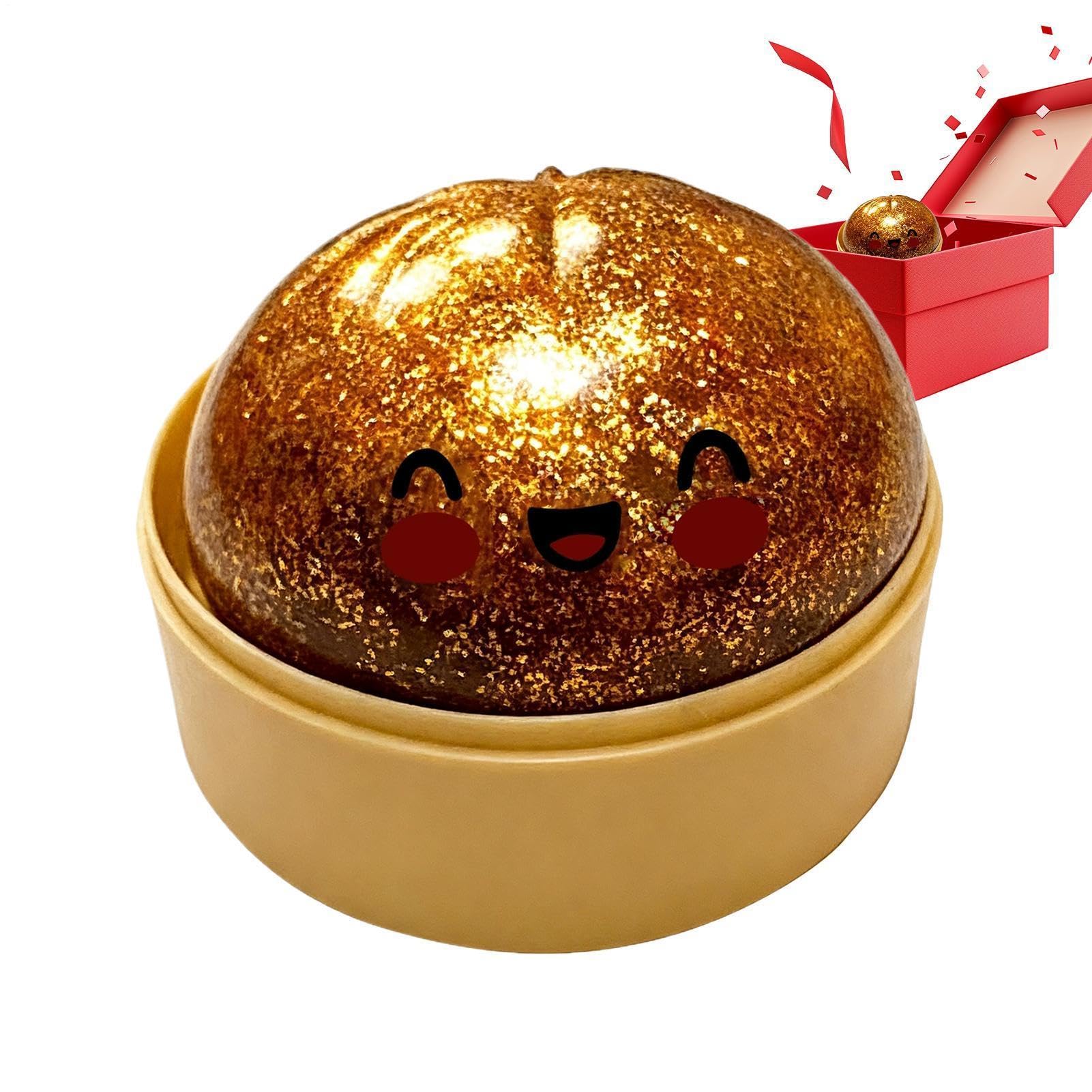 Bola Anti-Estrés Brillantina Dumpling - Amasable para Aliviar el Estrés | Peluche Anti-estrés para Amasar - para Estudio Trabajo Viaje Oficina Casa Coche Sala de Espera Meditación Regalos para Niños A — view 13