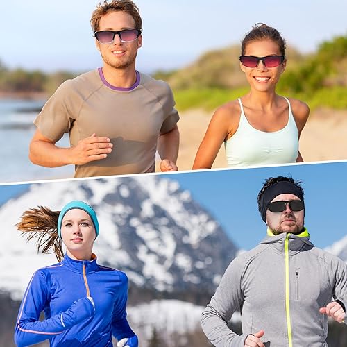 Miniatura 207 de TOODOO 4 Pairs Men Polarized Sunglasses with UV Protection Driving Glasses Sports for Sport Outdoor Activities