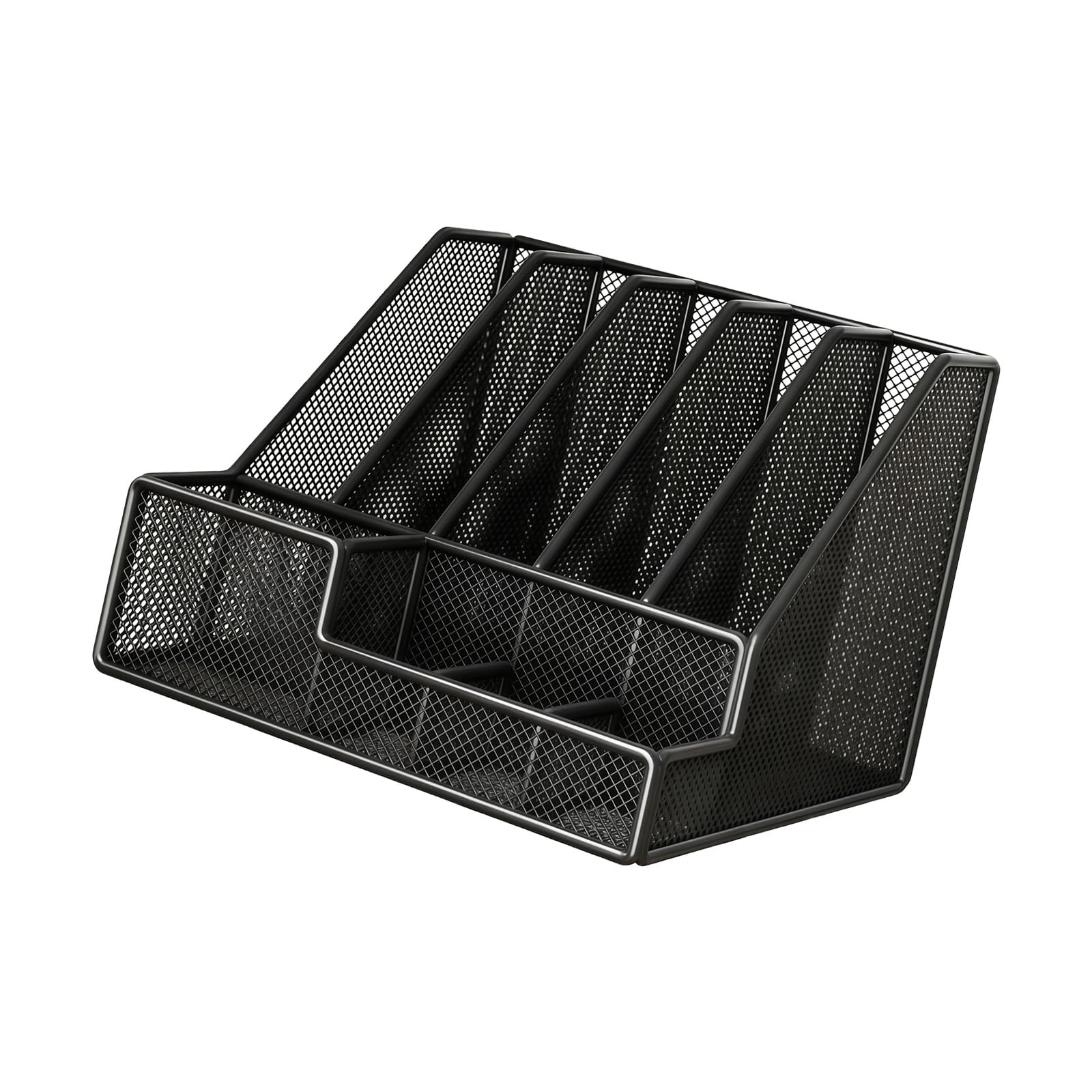 FROMCEO Desktop Decorations Desk Container Pen Holder Shelf Cosmetic Organizers for Home Offices Decorative Makeup Brush Holder Makeup Organizers