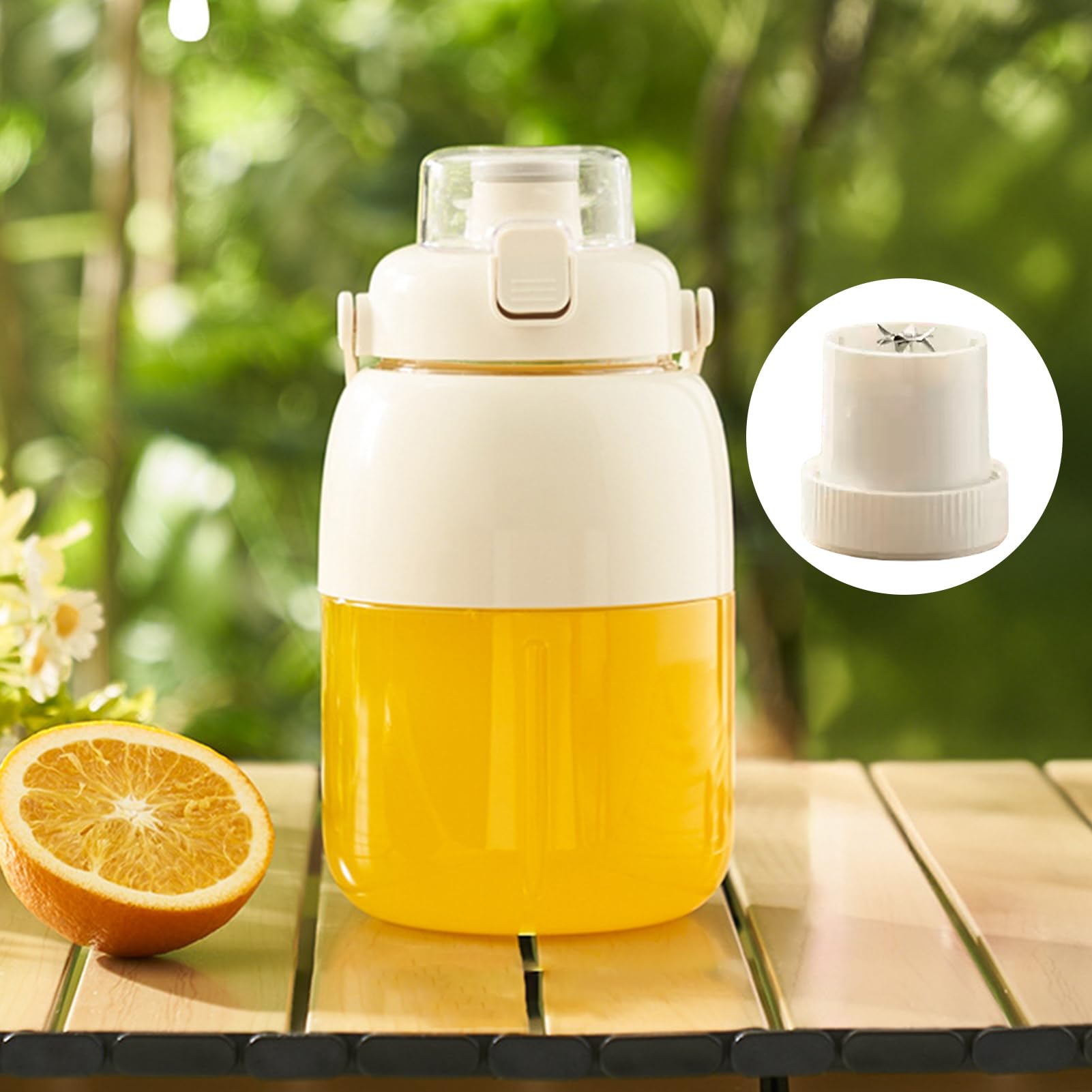 Batidora De Alimentos - Vasos Mezcladores Portátiles,Mezcladora Eléctrica Manual Multifuncional Para Excursionismo Viajes Preparación De Comidas Deporte Acampada Zumos Bebidas Frutales Caseras