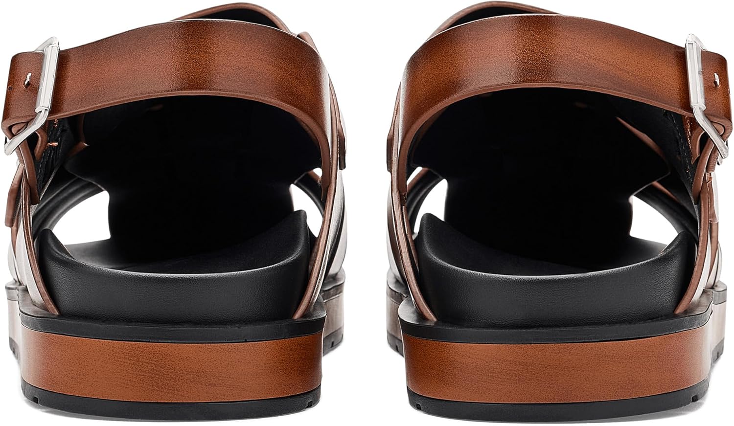 Stacy Adams mens Largo Slingback Buckle Sandal