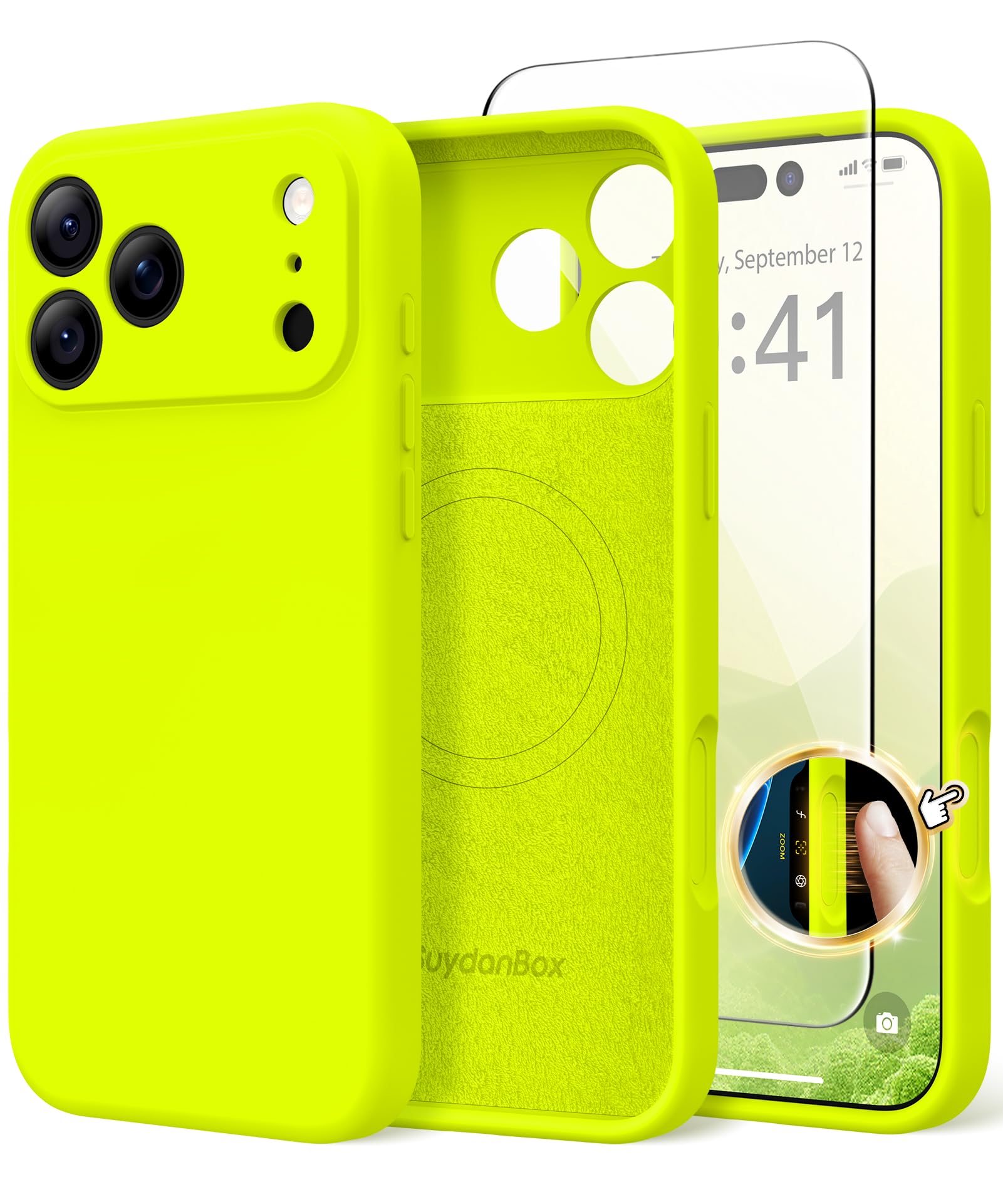 Magnetic for iPhone 18 Pro Case/iPhone 17 Pro Case Silicone