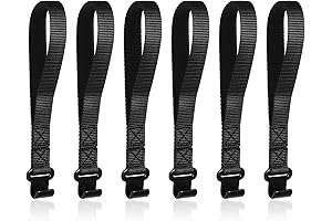 6-Piece Cargo Tie Down Straps: Ultimate Roof Luggage Securing Solution