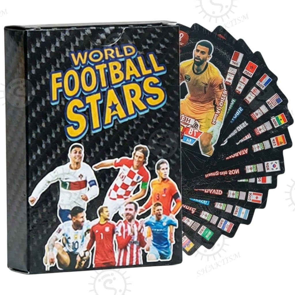 SHAKTISM World Football Soccer Star Gold Cards, Football
