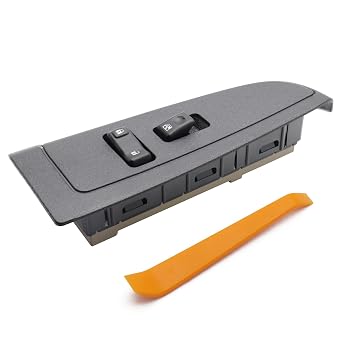 Front Passenger Window Switch Bezel Fit Chevy GMC Cadillac Hummer 19115820 | Window control switch fits 2003-2006 Silverado Sierra Escalade Yukon Avalanche 1500 2500 19115820 10398570 15125161