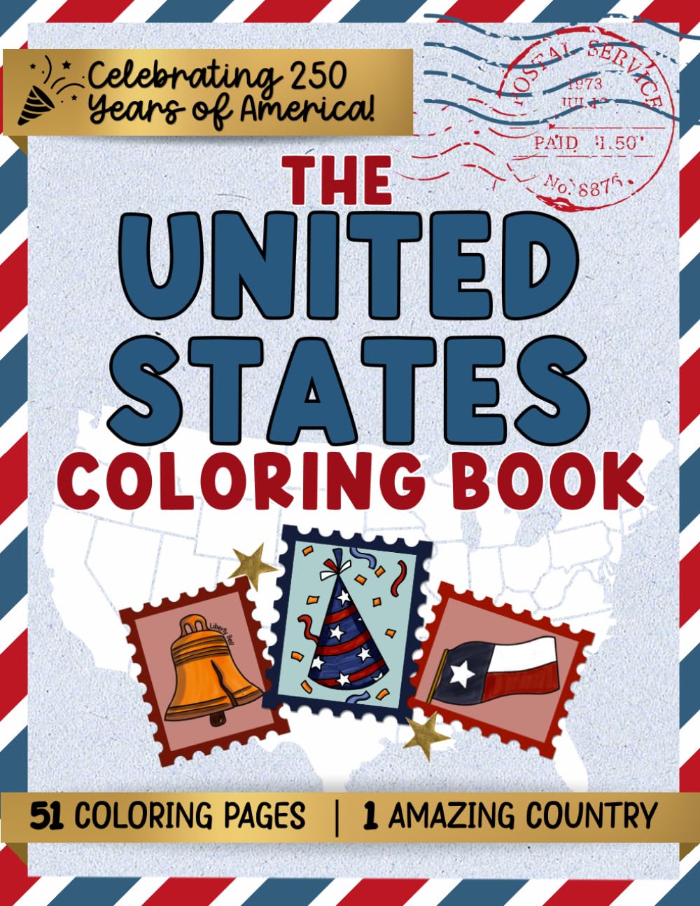 The 50 States Coloring and Activity Book for Kids: State Capitals, Landmarks, Symbols & Fun Facts for All 50 States + Washington D.C.: A Hands-On U.S. ... Road Trips, and Screen-Free Learning