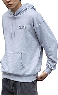 [スラッシャー] 裏毛 パーカー メンズ 綿混 プルパーカー スウェット トップス