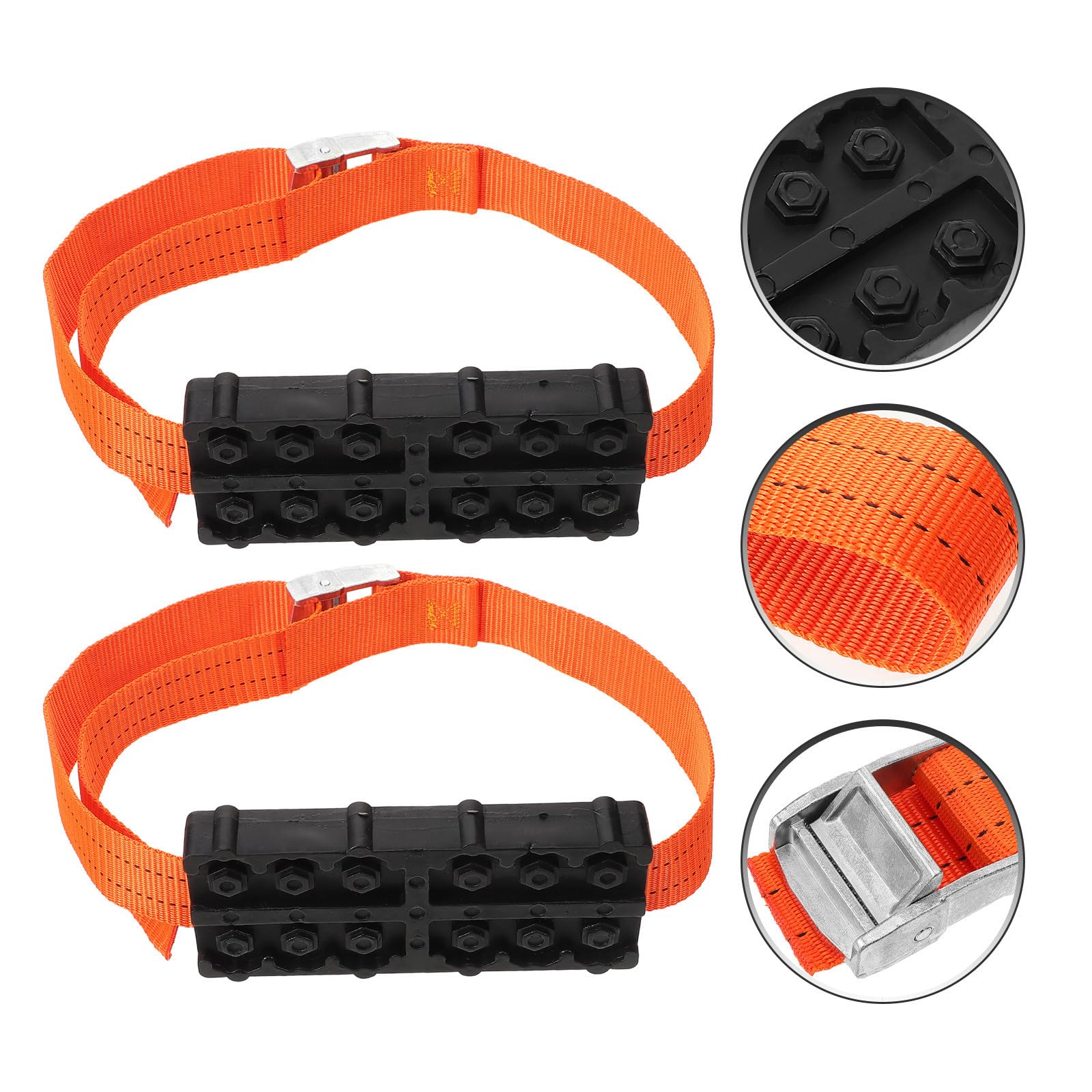 Planche de Traction Multifonction Supporte Charges Lourdes en Alliage de Zinc et Nylon Tapis Antidérapant pour Pneus à Neige pour Variés et