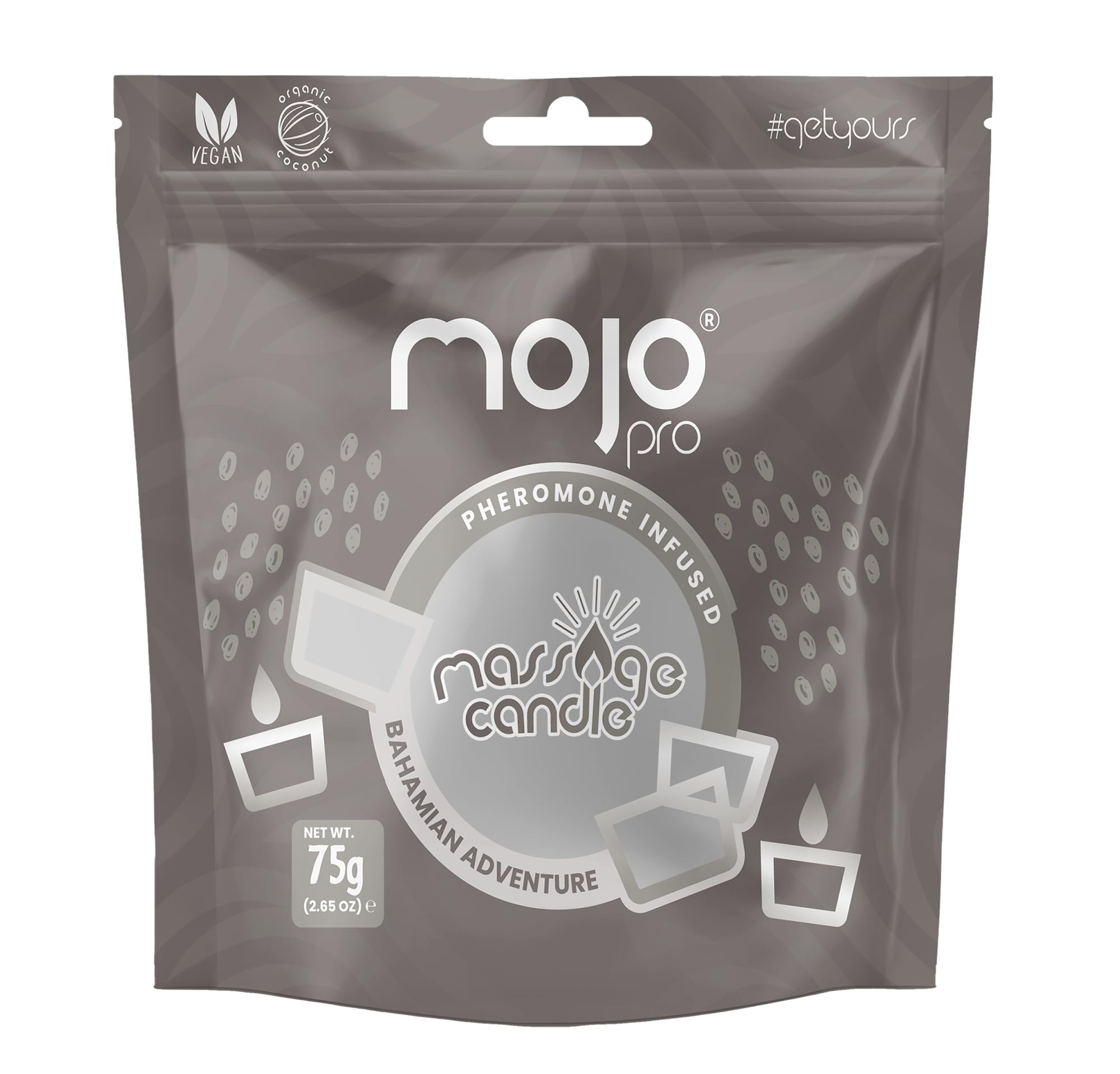 Mojo Pro ® Pheromone Massage Candle (Bahamian Adventure)