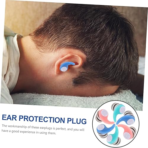 Miniatura 2 de Parliky 3 pares de tapones para los oídos con cancelación de ruido, auriculares con cancelación de ruido, tapones para los oídos, protección para