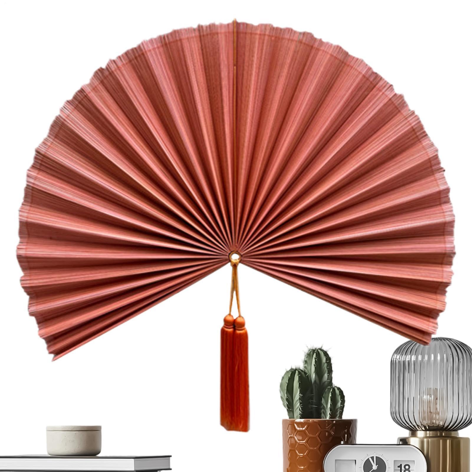 Dekorativer Wandfächer ca. 102 cm große hängbare Wanddekoration